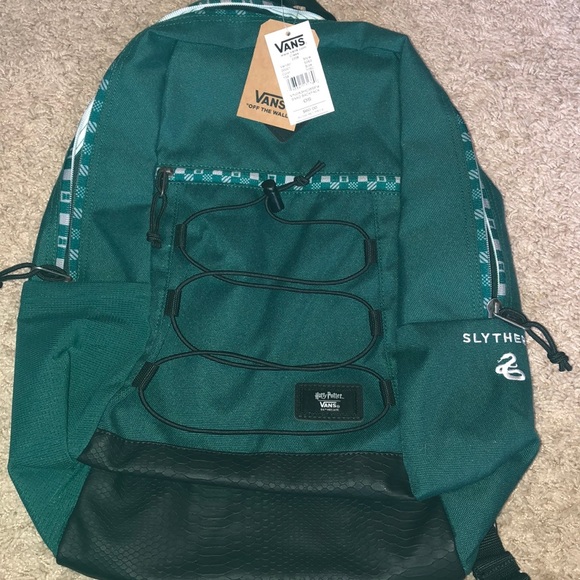 slytherin vans backpack